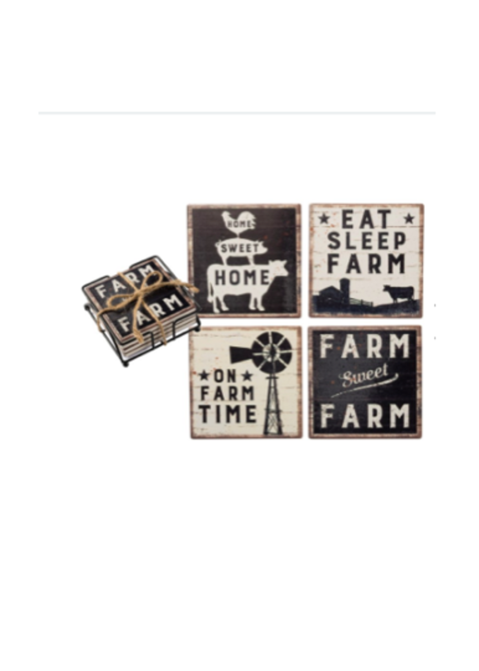 Coaster Set - Farm