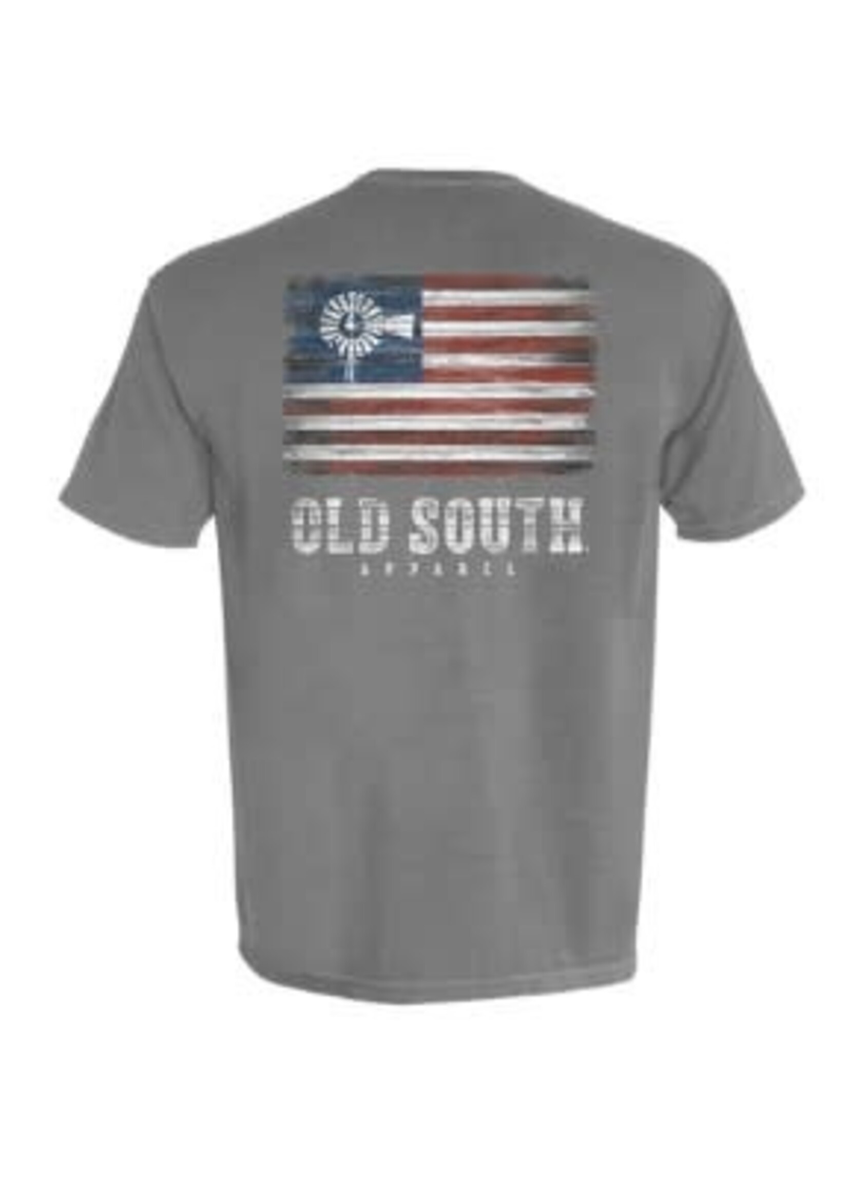 Old South Pallet American Flag Short Sleeve