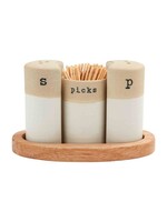 Salt & Pepper Shaker Toothpick Set