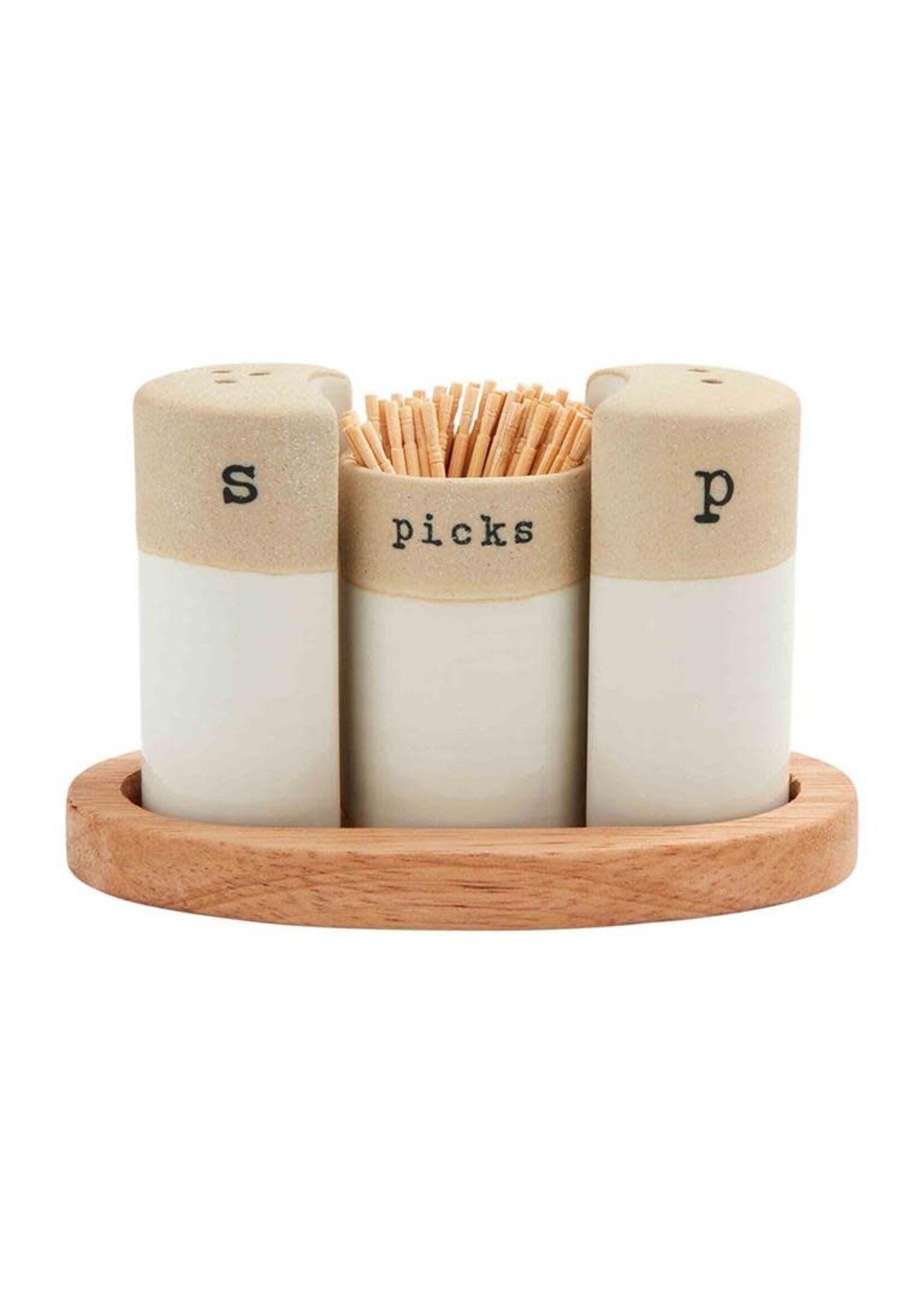 Salt & Pepper Shaker Toothpick Set