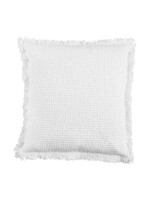 White Waffle Weave Pillow