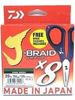 Daiwa J-Braid Grand X8 30lb with Scissors