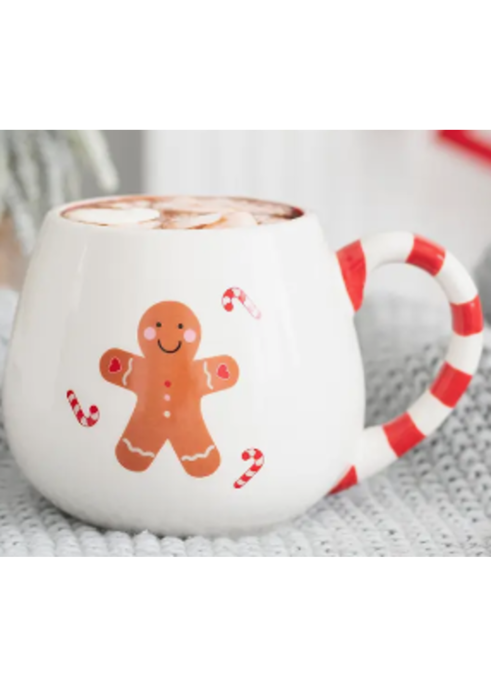 Something Differnet Wholesale Gingerbread Cosy Season Rounded Christmas Mug
