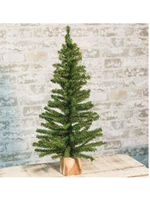 CWI Gifts Mini Tree w/Wood Base 24"