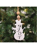 CWI Gifts Joy Cutout Snowman Orn