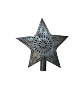 CWI Gifts Tin Star Tree Topper