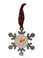CWI Gifts Snowman Head Metal