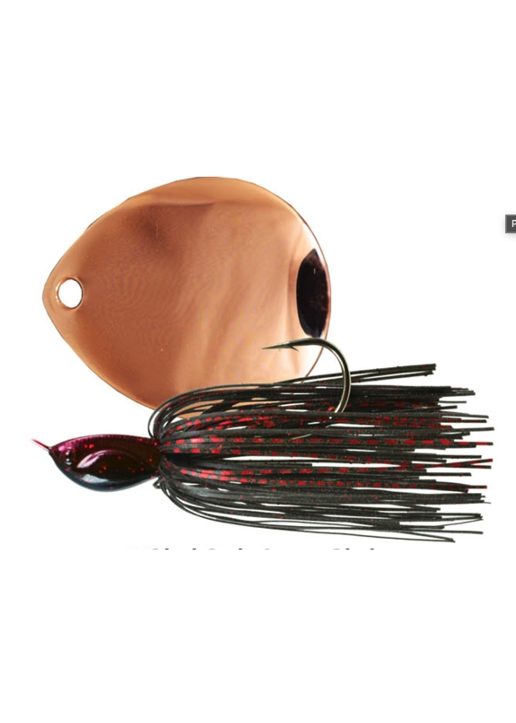 Picasso Lures Spinnerbait Single Colorado-Copper Blade Night Thumper