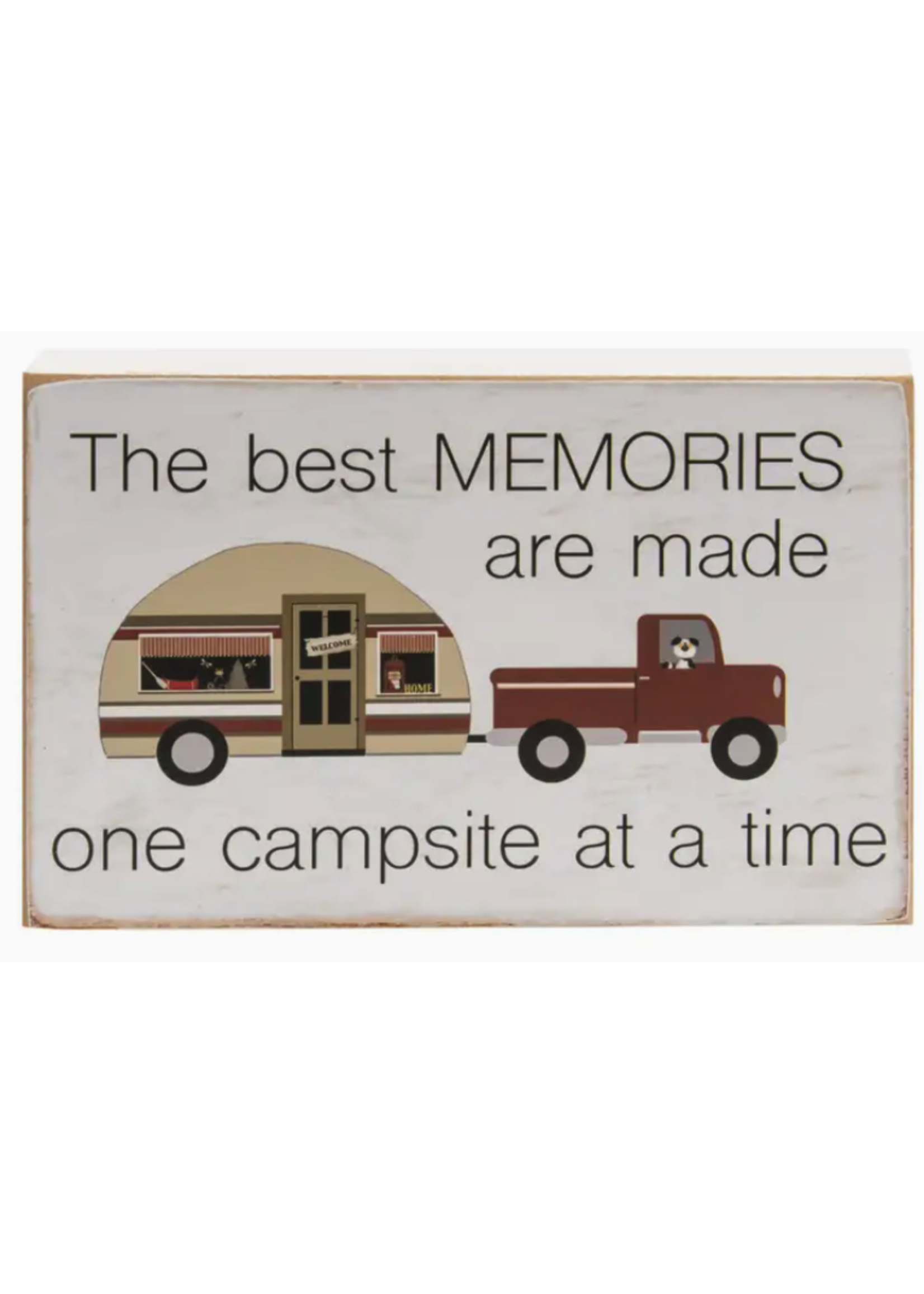 The Hearthside Collection The Best Memories Camper Block