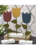 Wooden Tulip Pedestal