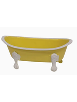 Yellow Iron Bathtub Soap Dish