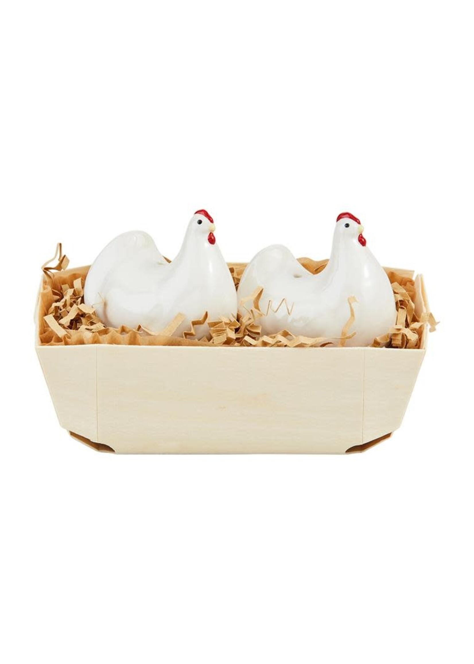 Hen Salt & Pepper Basket