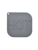 Magnetic Silicone Trivet Gray