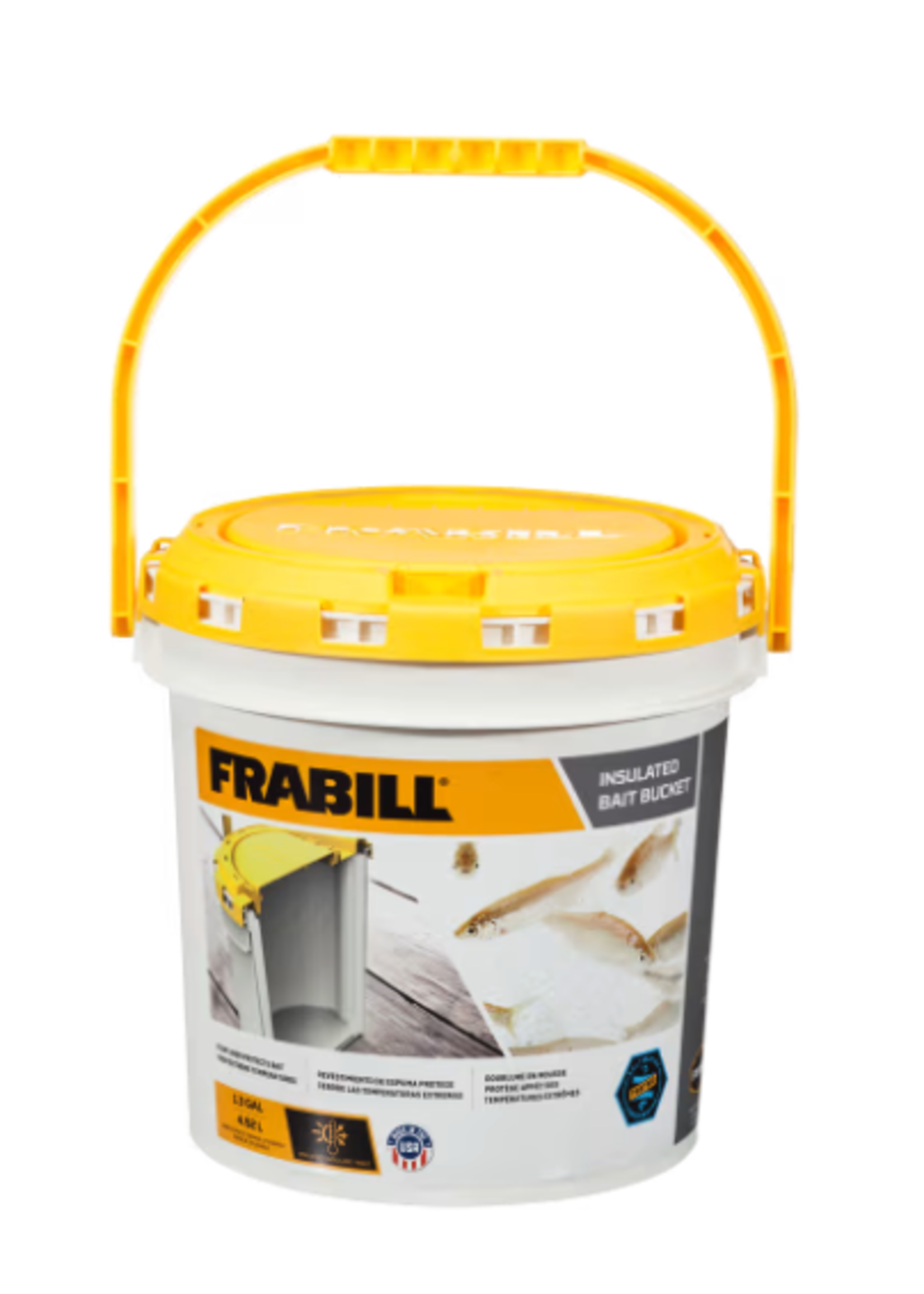 Frabill Insulated Bait Bucket 1.3 gallon