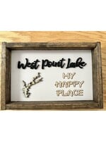 Pine Design My Happy Place West Point Lake 14x10