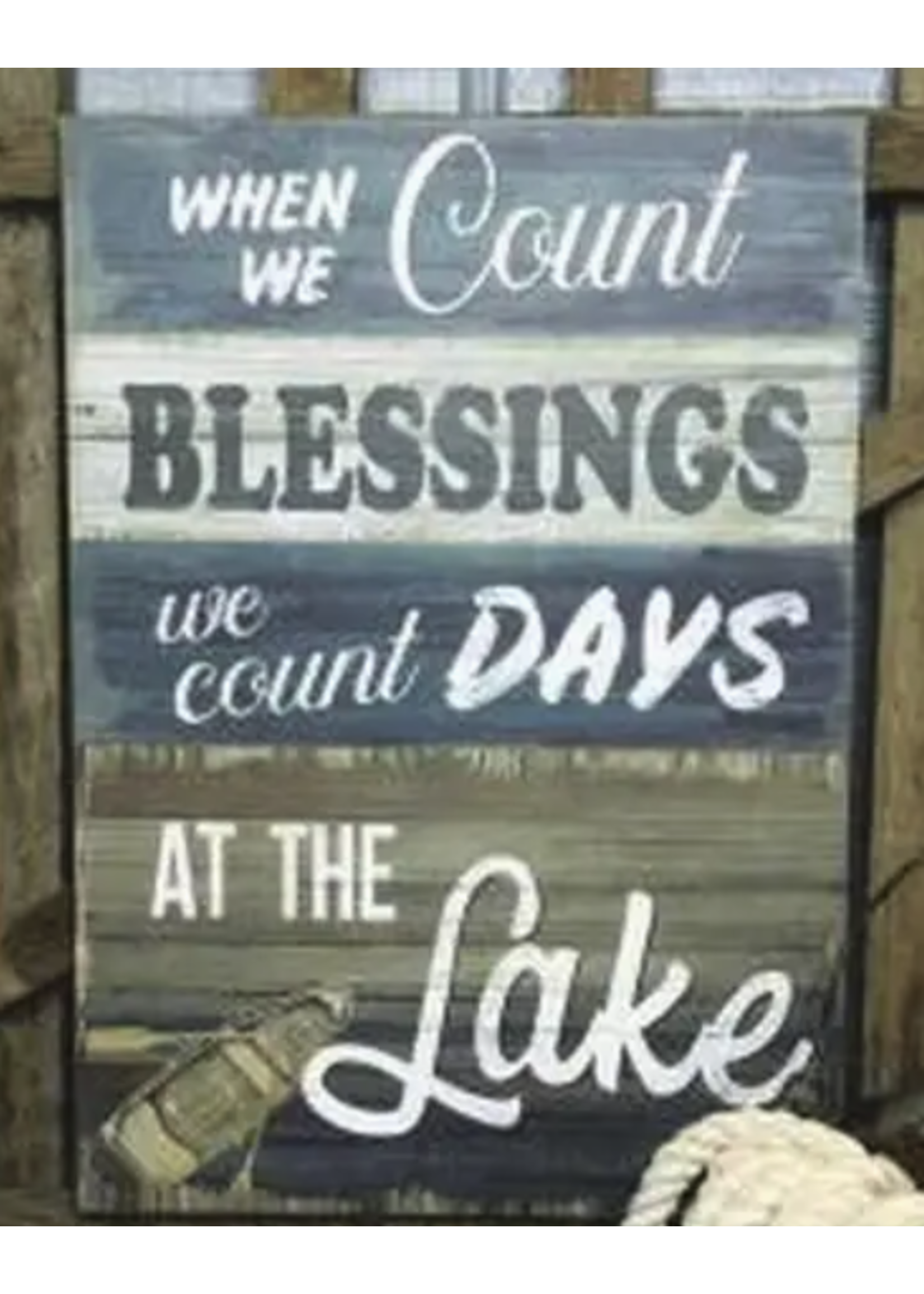 DNS Design Blessings At the Lake Sign