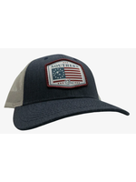 Southern Strut USA Duck Flag Woven Patch Trucker Hat