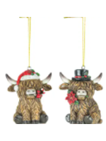 Hanna's Handiworks Highland Cow Ornament