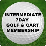 M - Intermediate Golf & Power Cart Membership - 7 day