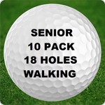 10 - 18 Holes - Senior - Walking - 10 Pack