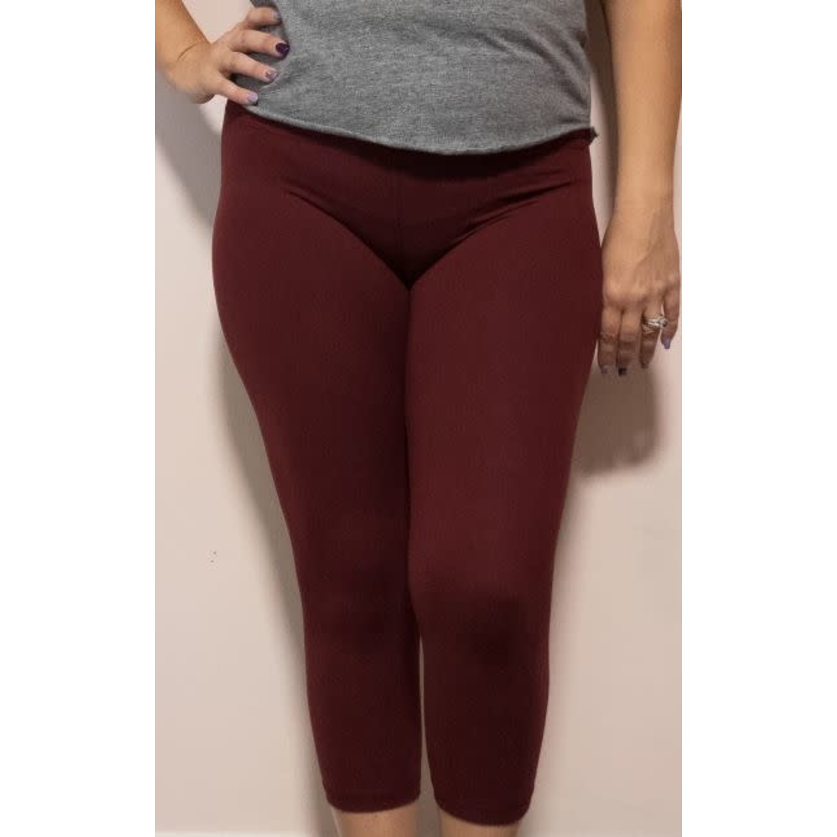 Brown Capri Yoga Pants