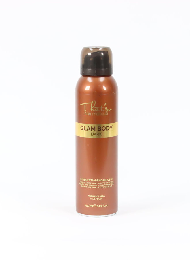 Glam body - instant tanning mousse - dark - 150ml