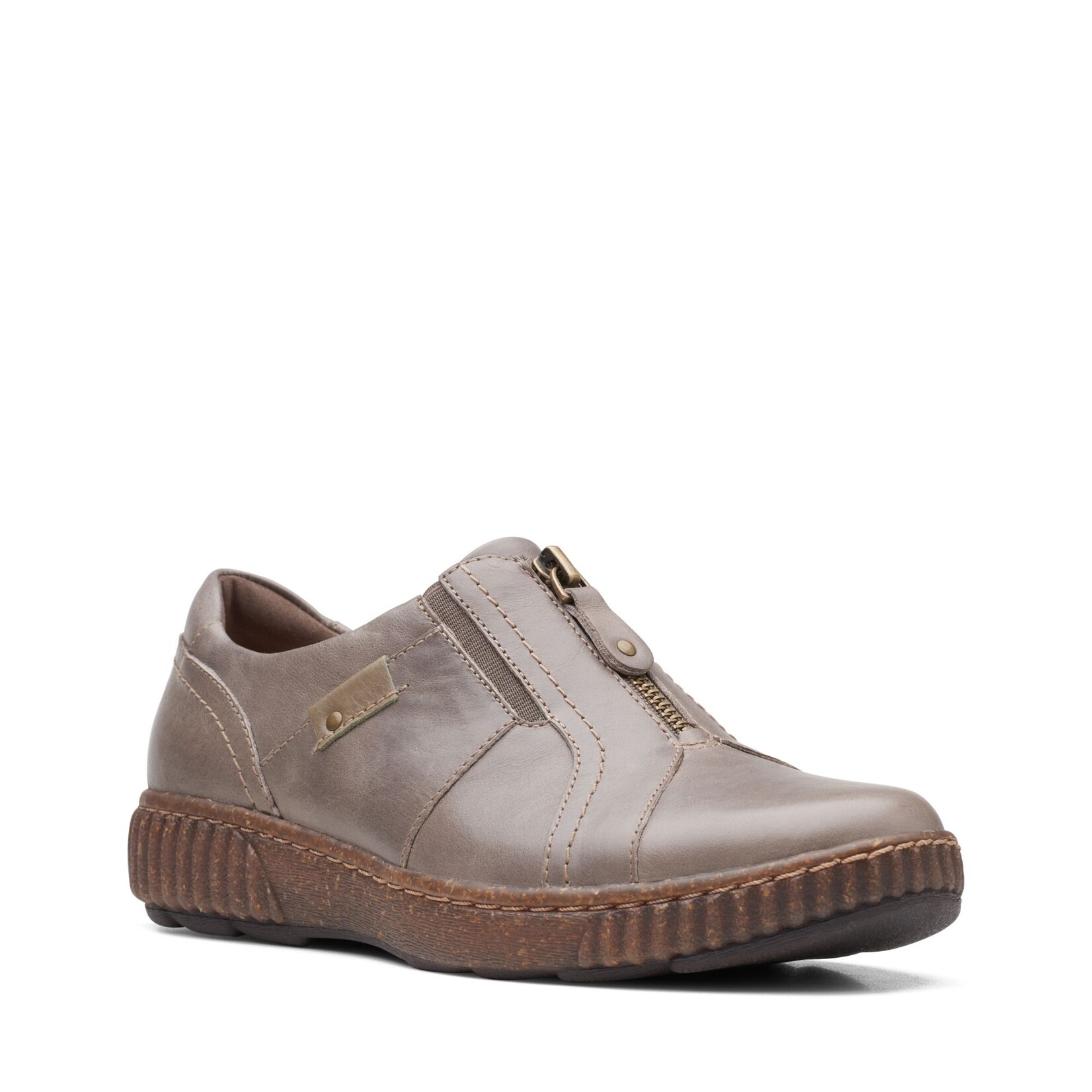 Clarks casual slip on on sale shoes