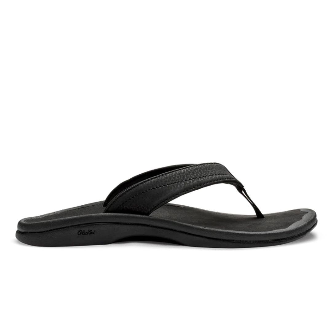 OHGA LINE SANDAL ブラックS Olukai Women's Aka Beach Sandals