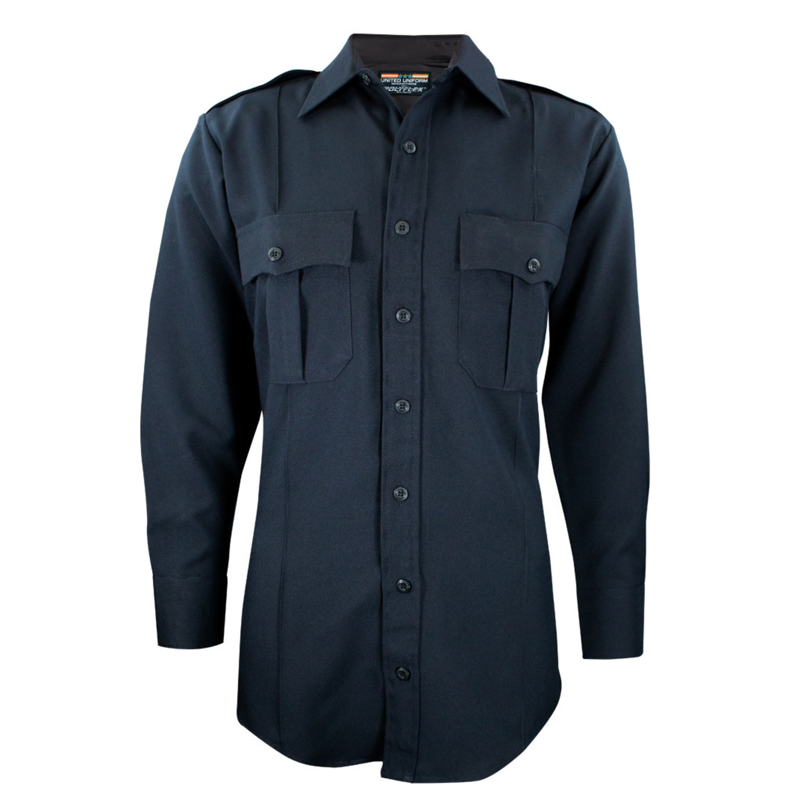 United Uniform L/S P-Flex Shirt Navy