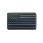 5ive Star Gear Morale Patch, US Flag Black w/Blue Stripe