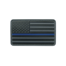 5ive Star Gear Morale Patch, US Flag Black w/Blue Stripe