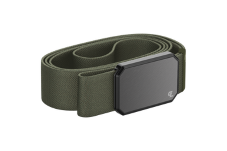 Groovelife Groove Belt Olive | Gun Metal OSFM - OSFM Up to 50"