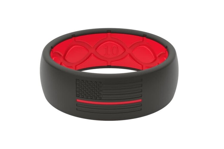 Groovelife GROOVE RING® HERO - FIRE RED FLAG