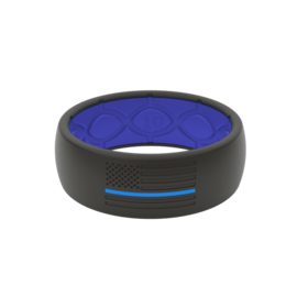 Groovelife GROOVE RING® HERO - POLICE BLUE FLAG