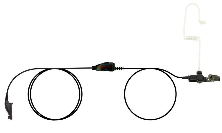 Ear Hugger One-Wire eartube headset eartube earpiece for Motorola APX, XPR series