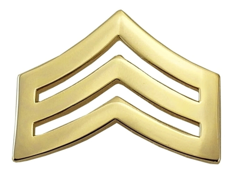 Hero's Pride SGT Chevrons 1"