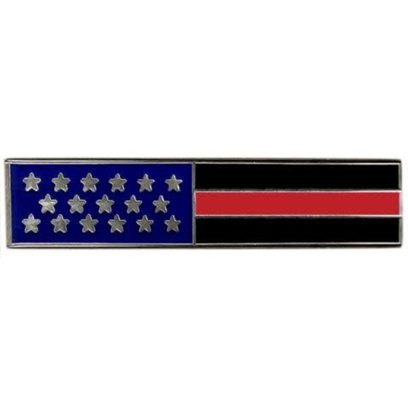 Hero's Pride American Flag Pin Red/Black Stripes