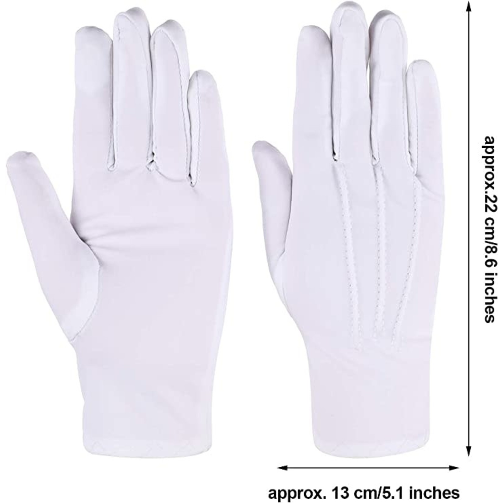 Uniform Gloves - White