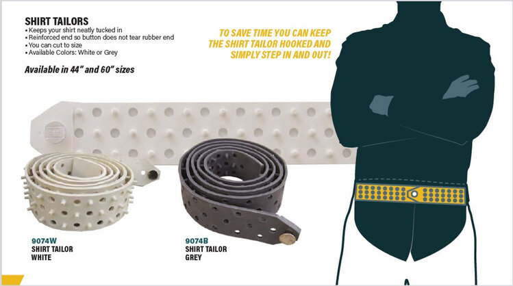 Hero's Pride Shirt Tailor Rubber Belt