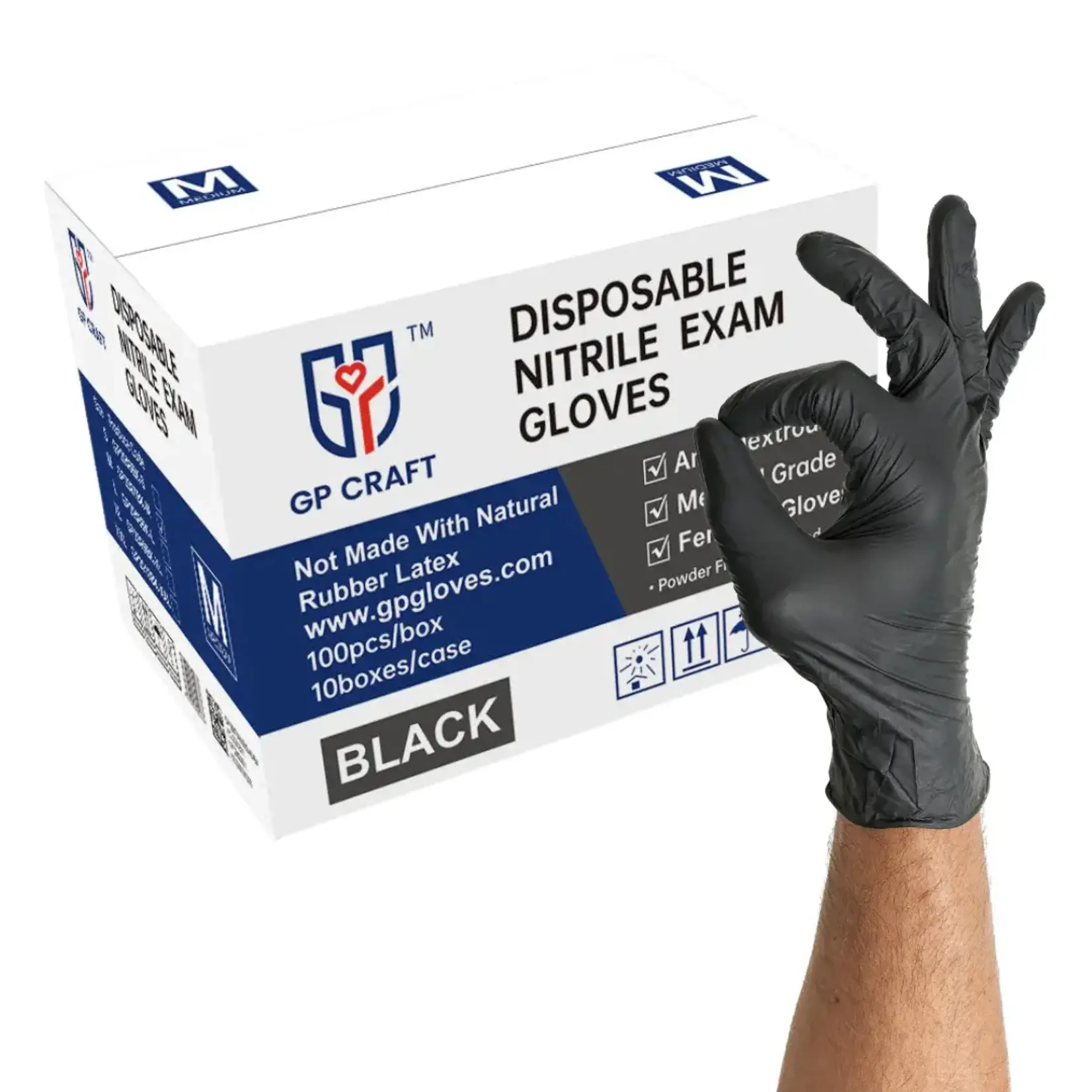 GP Craft Med Gloves Cs -10 Boxes of 100