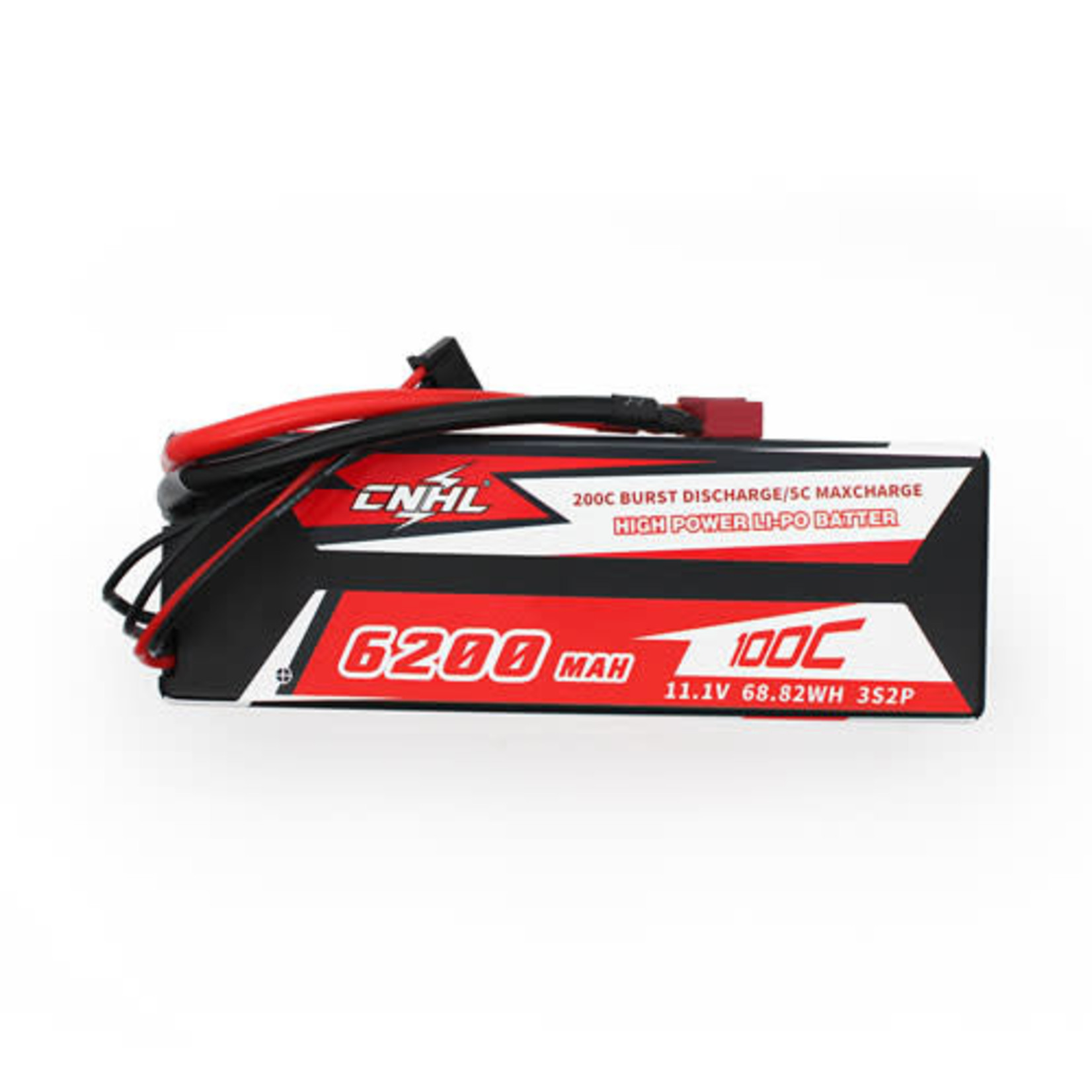 CNHL Racing CNHL Racing Series 6200MAH 11.1V 3S 100C Lipo Battery Hard Case with Deans Plug #HC6201003