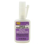 ZAP #PT-25 Pacer Technology Zap-O Odorless Foam Safe CA Glue (0.7oz)