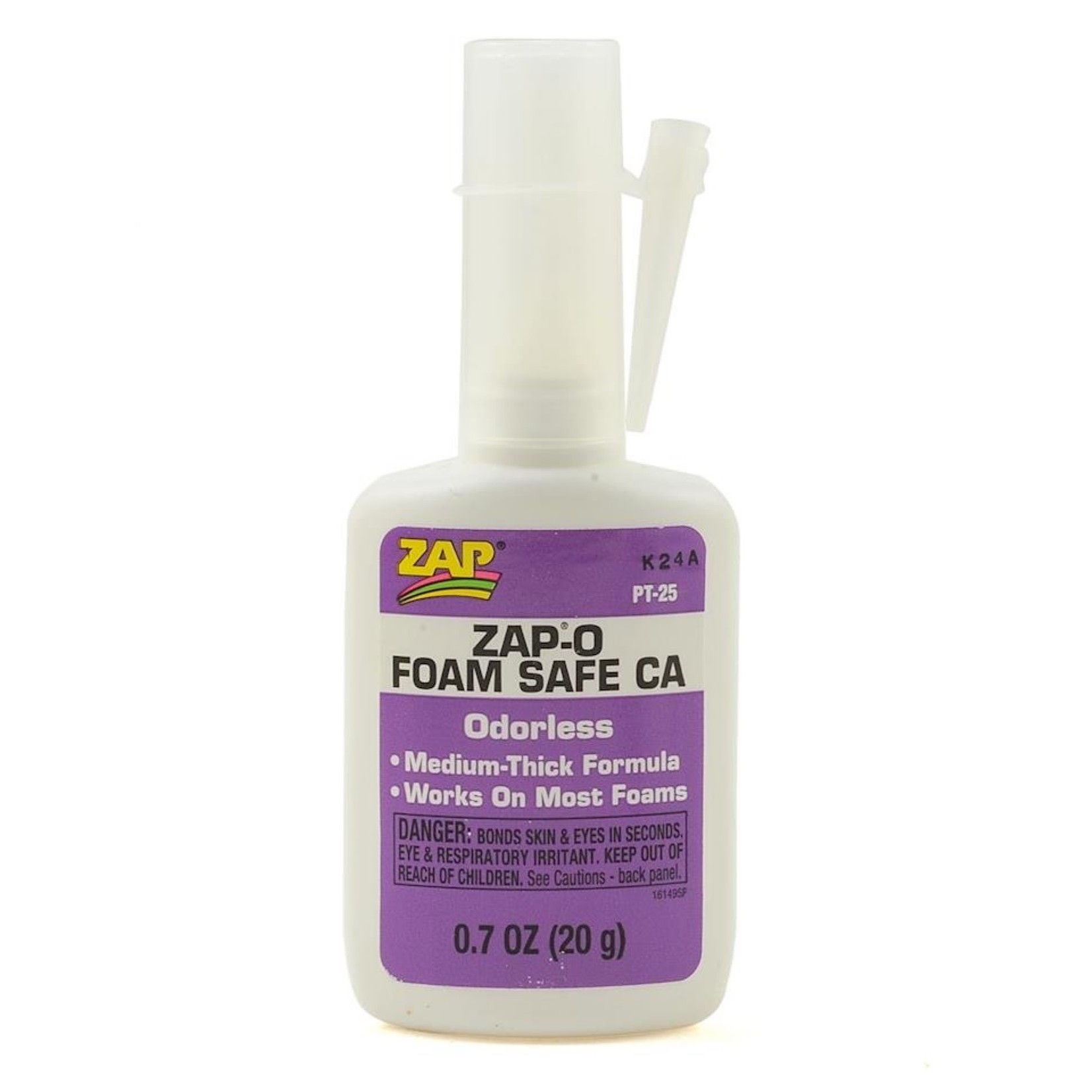 ZAP Pacer Technology Zap-O Odorless Foam Safe CA Glue (0.7oz) #PT-25