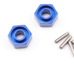 Traxxas #1654X Traxxas 12mm Hex Aluminum Wheel Hub (Blue)