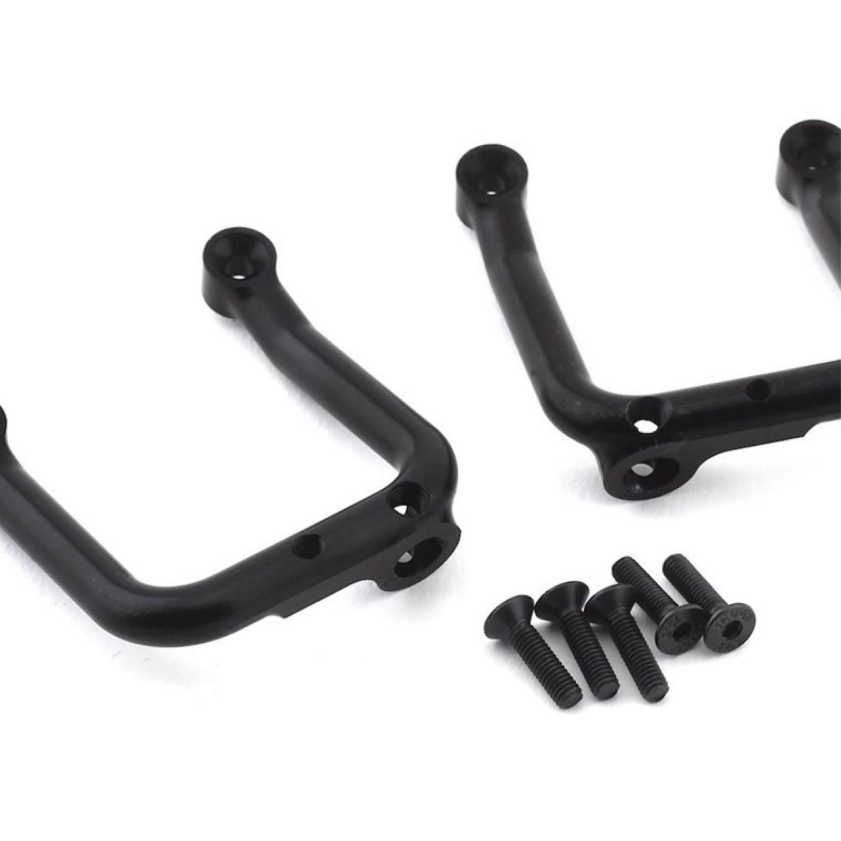 SSD RC #SSD00355 SSD RC Trail King Aluminum Front Shock Hoops (Black) (2)