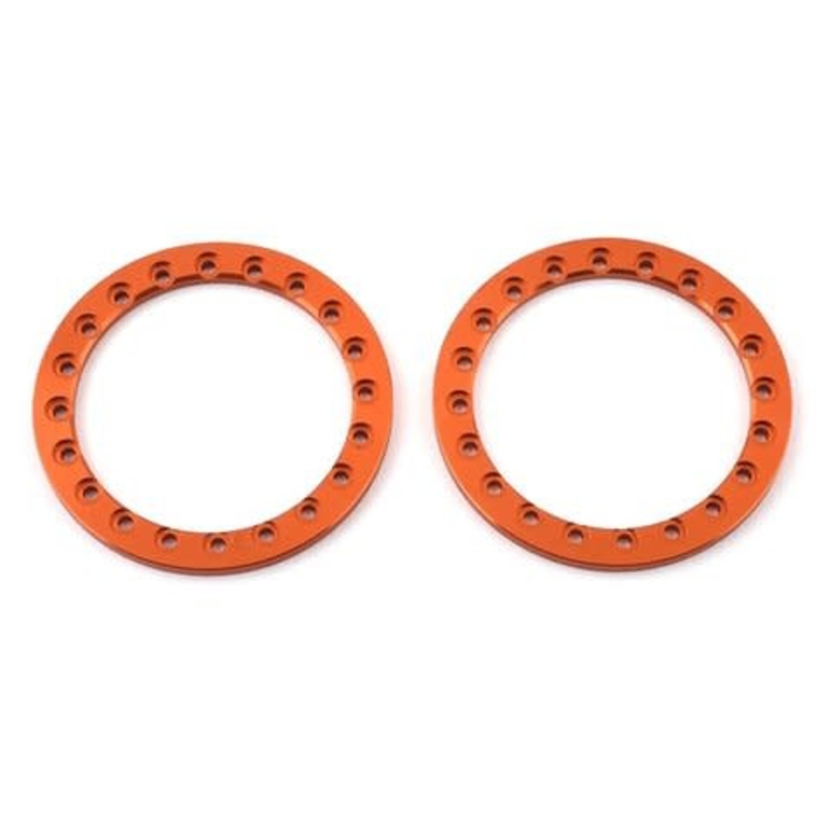 SSD RC #SSD00356 SSD RC 1.9” Aluminum Beadlock Rings (Orange) (2)
