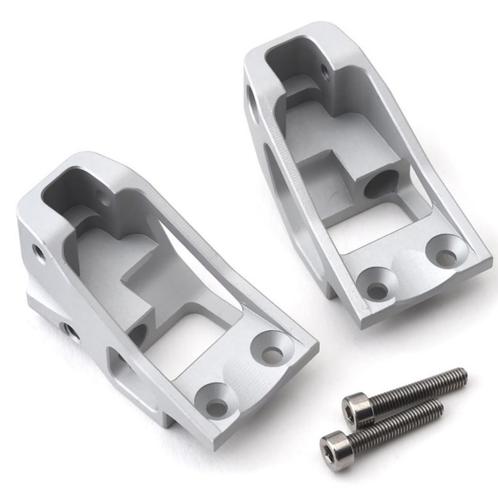 Vanquish Products Vanquish Products VS4-10 Shock Towers (Silver) (2) #VPS08451