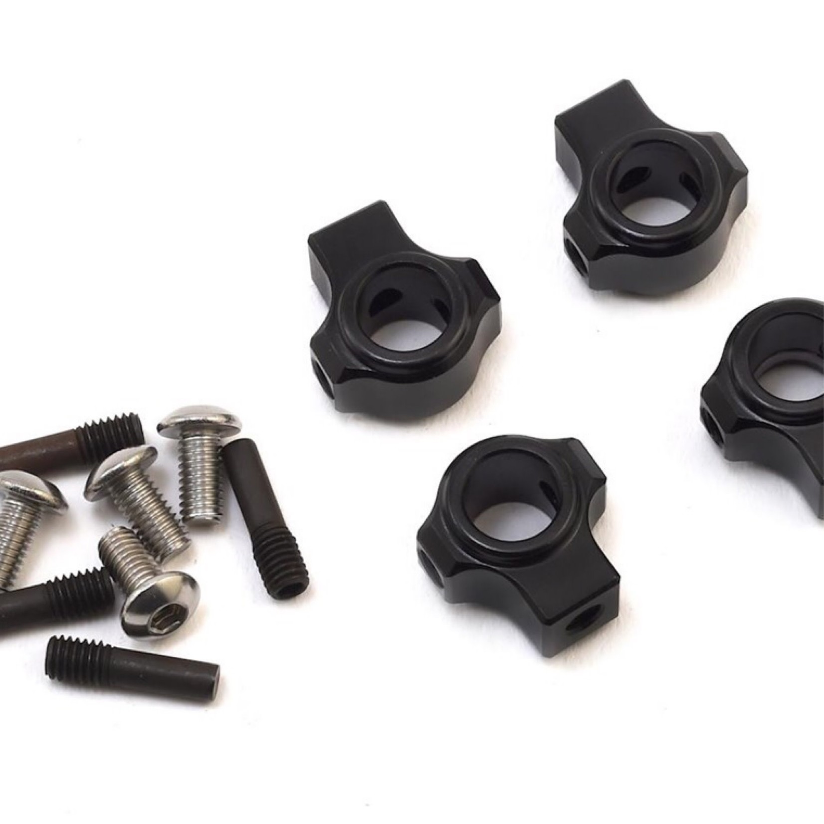 Team KNK #KNKABM004 Team KNK Version 2 Aluminum Body Mounts w/Screw Pins (Black)