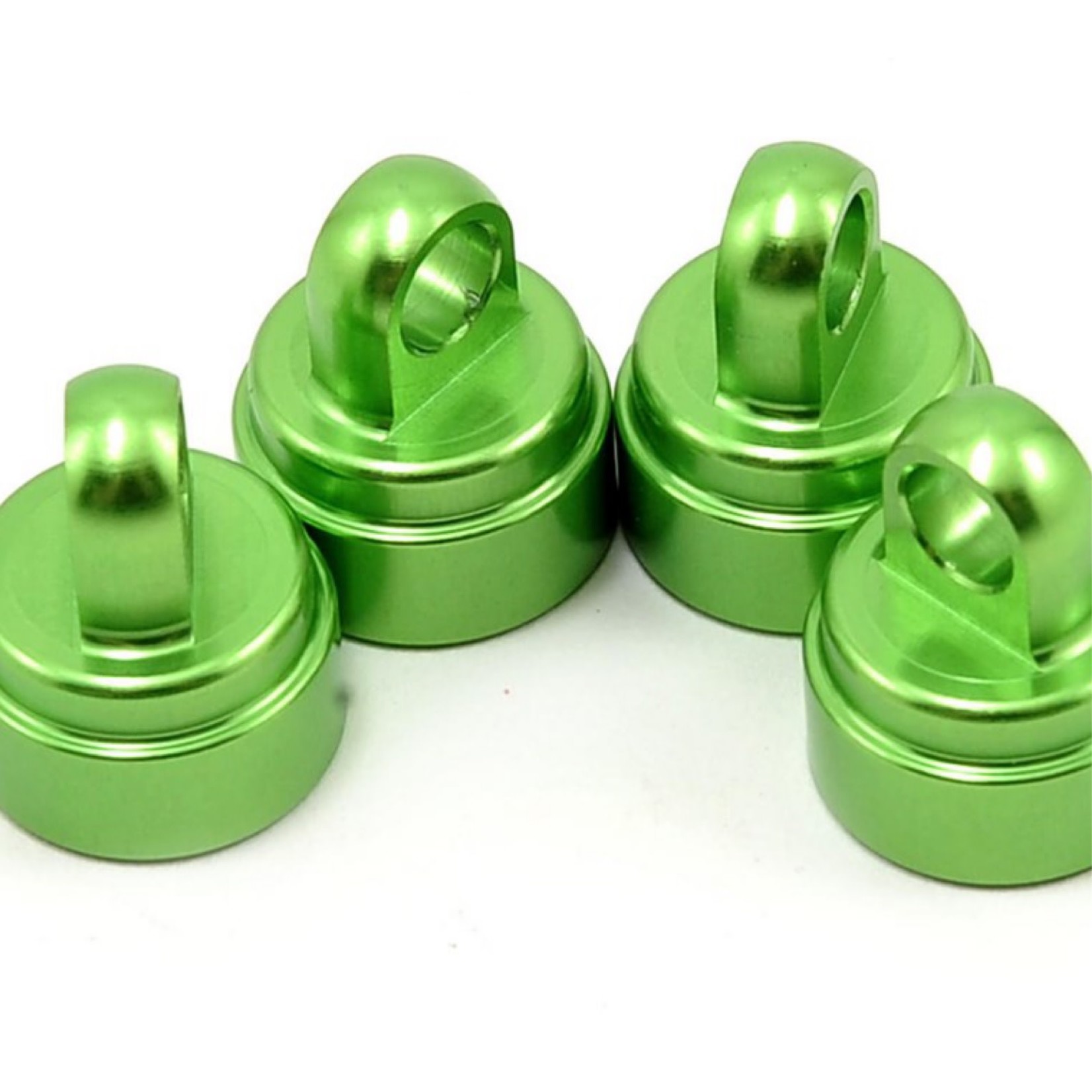 Traxxas Traxxas Aluminum Ultra Shock Cap (Green) (4) #3767G
