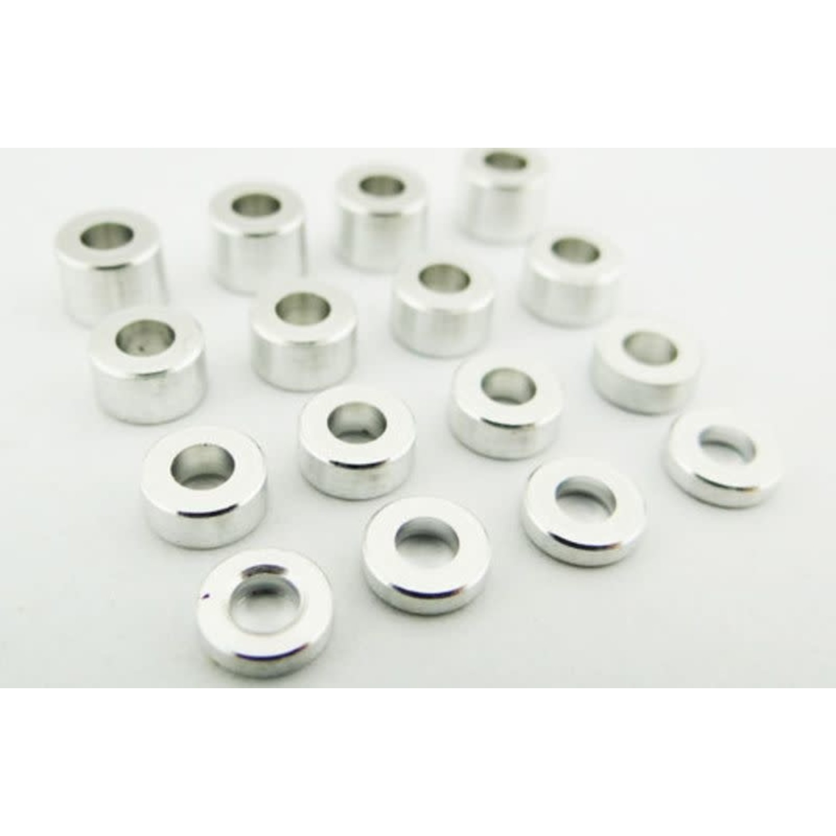 Hot Racing #SPC3004 Hot Racing M3 1.5-4.5mm Aluminum Standoff Spacer Set (16)